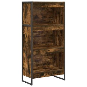 vidaXL B&uuml;cherregal 60 x 30 x 121 cm Holzwerkstoff Raucharbe