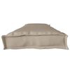 vidaXL Palettenkissenset 2 pcs Taupe 180 x 40 x 8 cm Oxford-Stoff