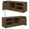 vidaXL TV-Schrank Braun Eichen-Optik 102x35,5x36,5 cm Holzwerkstoff