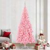 vidaXL Weihnachtsbaum mit 300 LEDs mit St&auml;nder Rosa 240 cm PVC