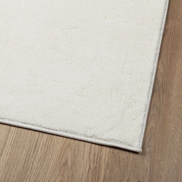 vidaXL Teppich OVIEDO Kurzflor Creme 100x200 cm