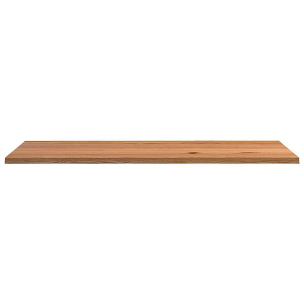 vidaXL Tischplatte Hellbraun 200x80x4,2 cm Massivholz Eiche Rechteckig