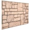 vidaXL 3D-Wandpaneele 10 Stk. Beige Backstein-Optik EPS