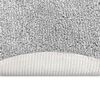 vidaXL Anti-Rutsch Shaggy Teppich Grau 90 x 90 cm PP