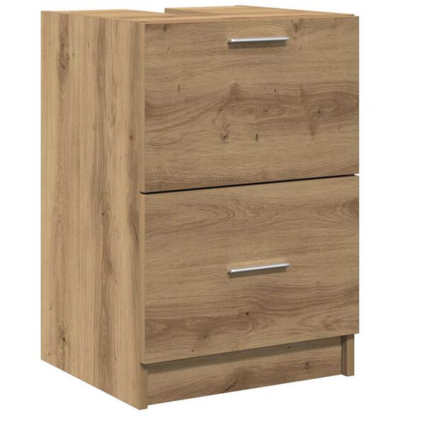 vidaXL Badezimmerschrank Artisan-Eiche 40 x 37 x 59 cm Holzwerkstoff