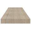 vidaXL Schweberegale 4 Stk. Eiche-Optik 80x23,5x3,8 cm MDF