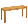vidaXL Esstischbank 95 x 32 x 45 cm Massivholz Eiche Natur