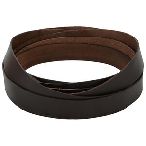 vidaXL Lederriemen Dunkelbraun 200 x 3,5 cm Leder