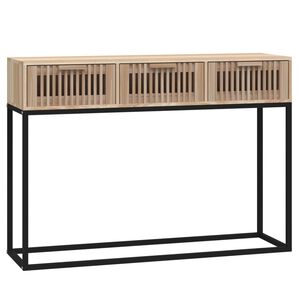 vidaXL Konsolentisch 105x30x75 cm Holzwerkstoff und Eisen