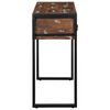 vidaXL Konsolentisch Mehrfarbig 100x35x75 cm Massivholz Altholz