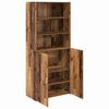 vidaXL Highboard Altholz 80 x 42,5 x 185 cm Holzwerkstoff