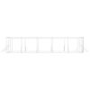 vidaXL Outdoor-Hundezwinger Silbern 6x10x2 m Verzinkter Stahl