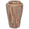 vidaXL Deko-Vase 40 x 60 cm Massivholz Teak