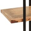 vidaXL B&uuml;cherregal mit 3 Regalb&ouml;den 160x31x80 cm Mango Massivholz