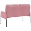 vidaXL Sofas mit Kissen 110cm Rosa Sperrholz