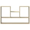vidaXL Wandregal Sonoma-Eiche 99x15x60 cm Holzwerkstoff