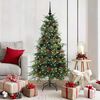 vidaXL K&uuml;nstlicher klappbarer Weihnachtsbaum Gr&uuml;n 150 cm PE und PVC