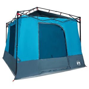 vidaXL Innenzelt 6 Personen Blau Taft
