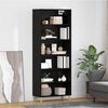 vidaXL Highboard Schwarz Eichen-Optik 69,5 x 32,5 x 180 cm