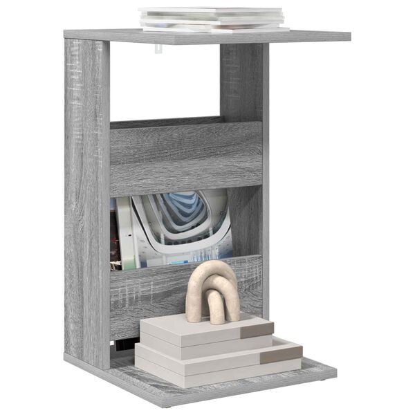 vidaXL Beistelltisch Graues Sonoma 40 x 35 x 60,5 cm Holzwerkstoff