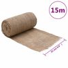 vidaXL Jutegewebe 0,25x15 m 100% Jute 200 g/m&sup2;