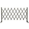 vidaXL Garten-Rankzaun Grau 150x80 cm Massivholz Tanne