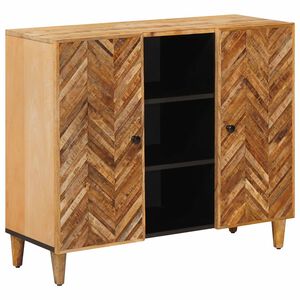 vidaXL Stauraumschr&auml;nke Braun 90 x 33,5 x 75 cm Massivholz Mango