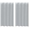 vidaXL Voile-Vorhang 2 Stk. Dunkelgrau 175 x 140 cm Polyester
