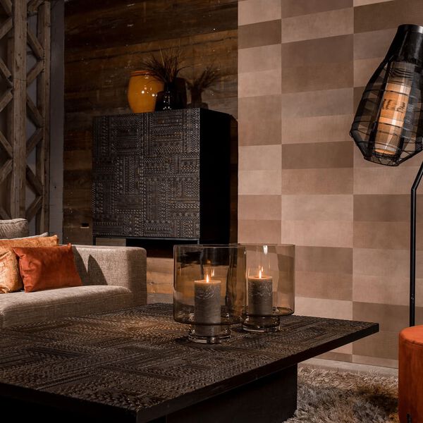 WallArt Leder-Wandpaneele Austin 16 Stk. Braun