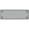 vidaXL Magnettafel Wandmontage Schwarz 60x20 cm Hartglas