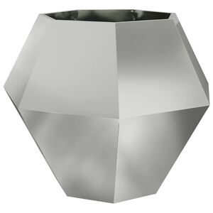 vidaXL Pflanzk&uuml;bel Silber 100 x 100 x 80 cm Verzinkter Stahl
