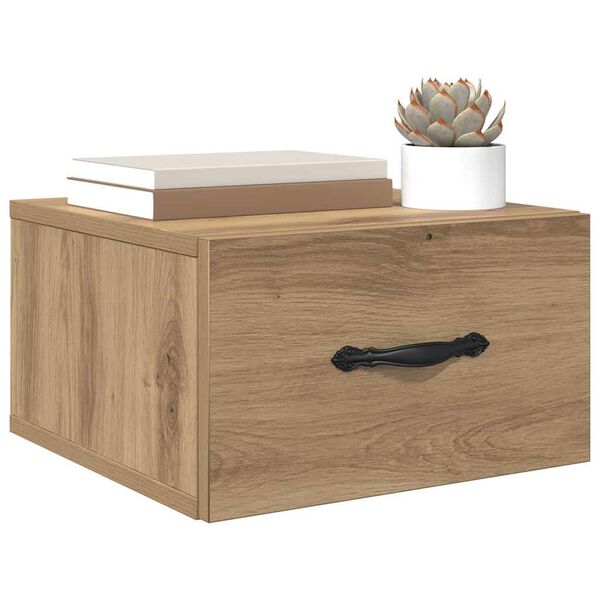 vidaXL Nachttisch Artisan-Eiche 35 x 35 x 20 cm Holzwerkstoff