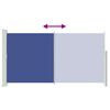 vidaXL Seitenmarkise 160x300 cm Blau