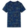 Kinder-T-Shirt Marineblau 140