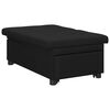 vidaXL Schlafsofa Ausziehbar Schwarz 194 x 50 x 82 cm Stoff
