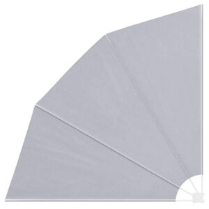 vidaXL Faltbarer Balkonf&auml;cher Grau 210&times;210 cm