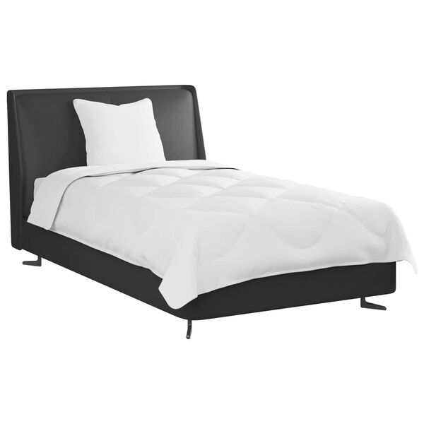 vidaXL Ganzjahresbettdecke mit Kissen 2 pcs Wei&szlig; Mikrofaser