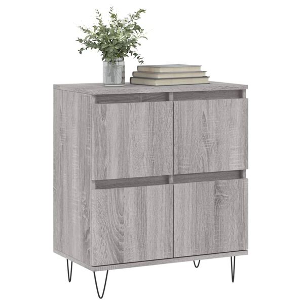 vidaXL Sideboard Grau Sonoma 60x35x70 cm Holzwerkstoff