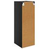 vidaXL Wandschrank Schwarz Eichen-Optik 35 x 37 x 102 cm Holzwerkstoff