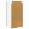 vidaXL H&auml;ngeschrank Grau Sonoma und Wei&szlig; 40 x 31 x 80 cm Holzwerkstoff