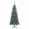 vidaXL K&uuml;nstlicher Weihnachtsbaum mit 150 LEDs mit St&auml;nder Gr&uuml;n 150 cm