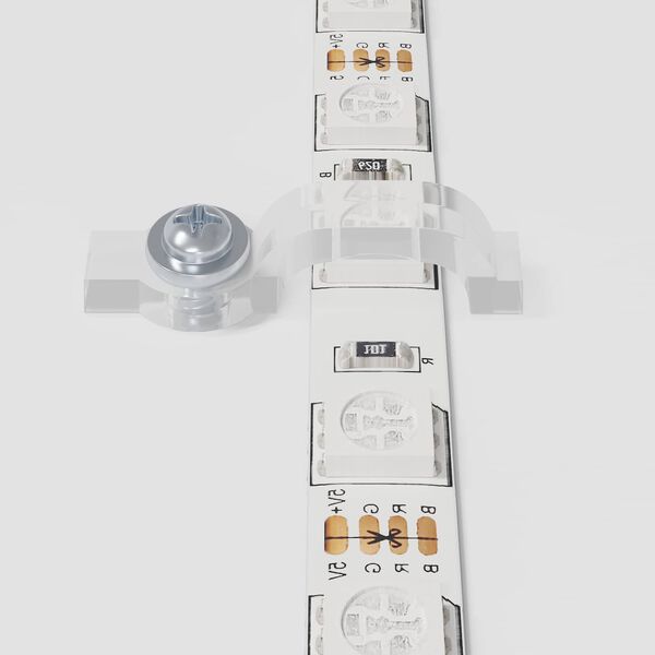 vidaXL LED Streifen 4 pcs Schwarz und Transparent 250 cm