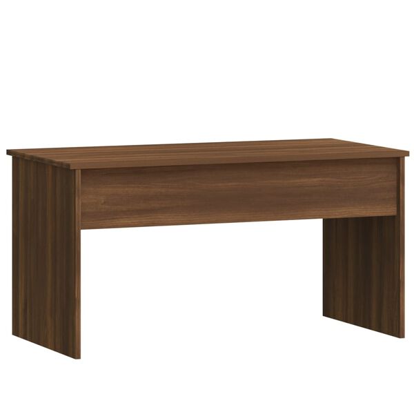 vidaXL Couchtisch Braun Eichen-Optik 102x50,5x52,5 cm Holzwerkstoff