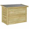 vidaXL Aufbewahrungsbox Impr&auml;gniertes Kiefernholz 80 x 44,5 x 57,5 cm