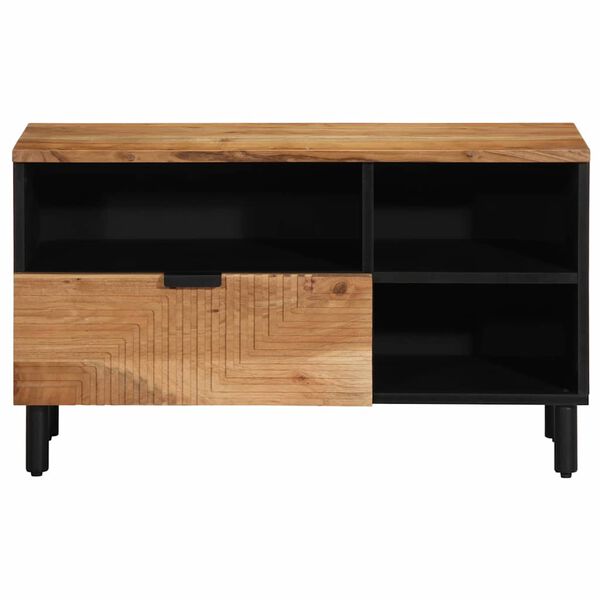 vidaXL TV-Einheiten Massivholz Akazie 80 x 33,5 x 46 cm Holzwerkstoff