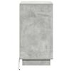 vidaXL Nachttisch Beton Grau 39 x 34,5 x 65 cm Holzwerkstoff
