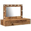 vidaXL Schminktisch Braun 100 x 40 x 70 cm Holzwerkstoff