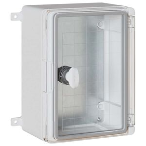 vidaXL Steuerungsschrank Grau 25 x 13 x 24 cm ABS Kunststoff