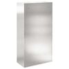 vidaXL Paketdrop-Box mit Speicher Silber 44 x 22 x 82 cm Edelstahl