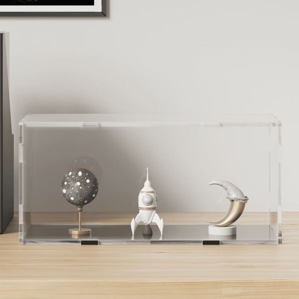 vidaXL Displaybox Transparent 30x15x14 cm Acryl